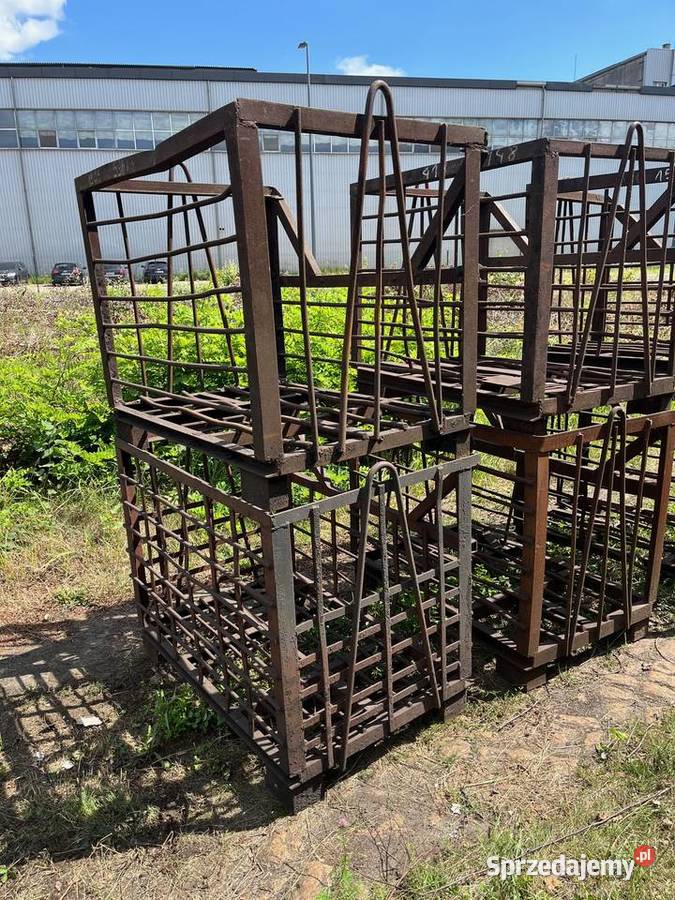 Kosz prętowy stalowy 120x80x100 pręt min fi16mm