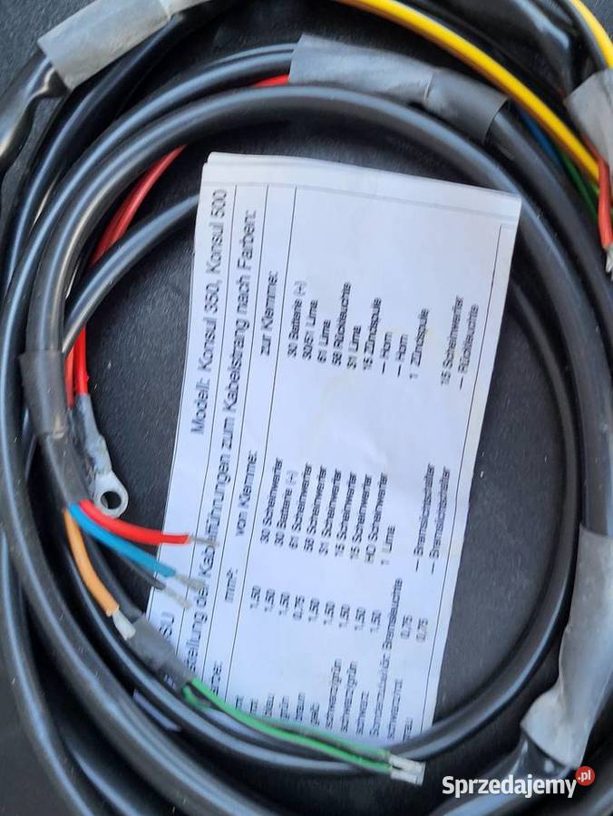 NSU KONSUL 500 KONSUL 350 INSTALACJA ELEKTRYCZNA Rybnik sprzedam