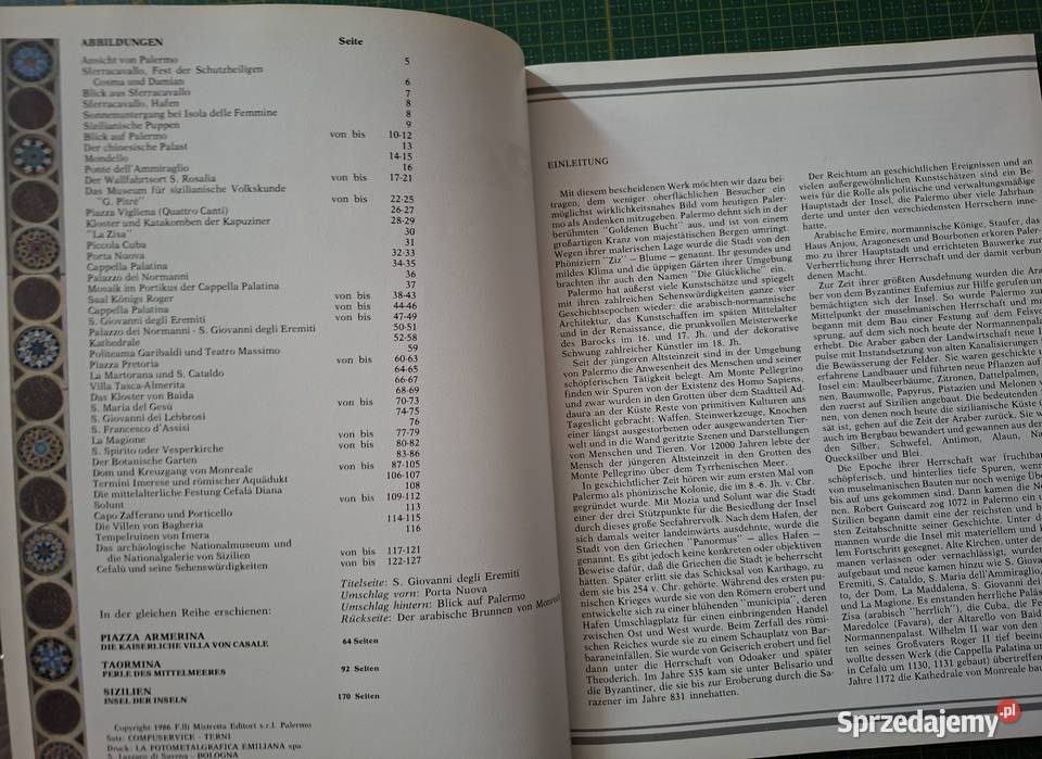 Palermo Stadt der Kunste Lanfranco Angeli j niem przewodnik małopolskie Kraków