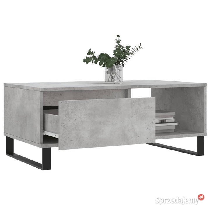 Stolik kawowy szarość betonu 90x50x365 WM830576 Warszawa