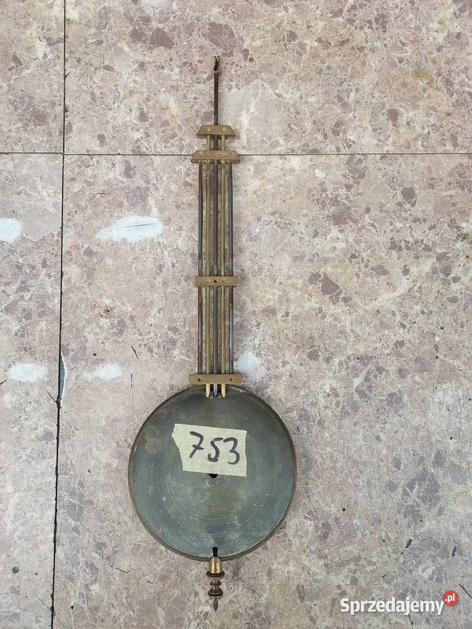 753 Wahadło rusztowe starego zegara Junghans 10 pomorskie Tczew