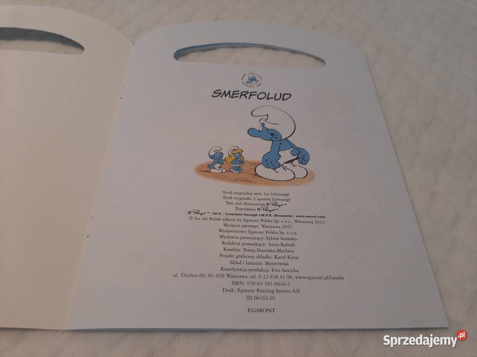 Smerfy teczka biblioteczka zestaw 3 książeczek Czeladź