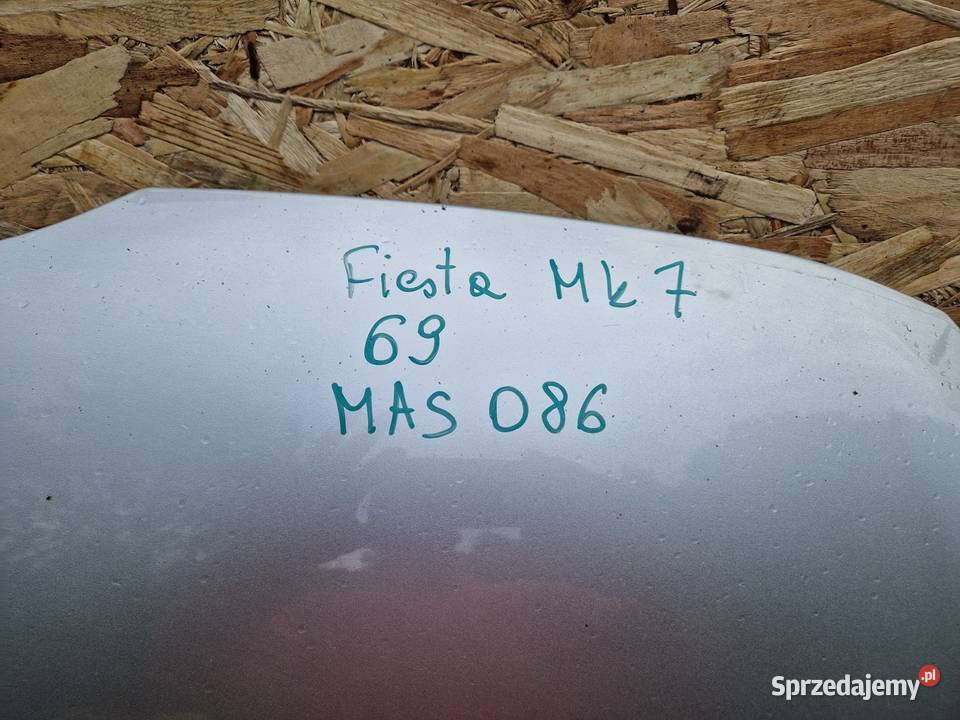FORD FIESTA MK6 KOD LAK 69 MASKA POKRYWA SILNIKA osobowe Słowikowo