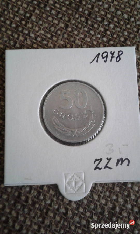 50 groszy 1978 r zzm około mennicza wielkopolskie Konin