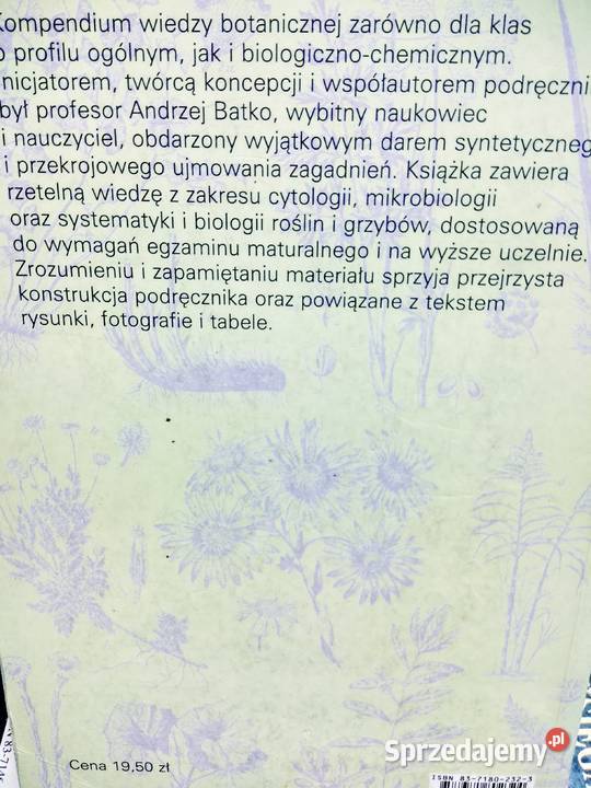Botanika i biologia komórki outlet książki