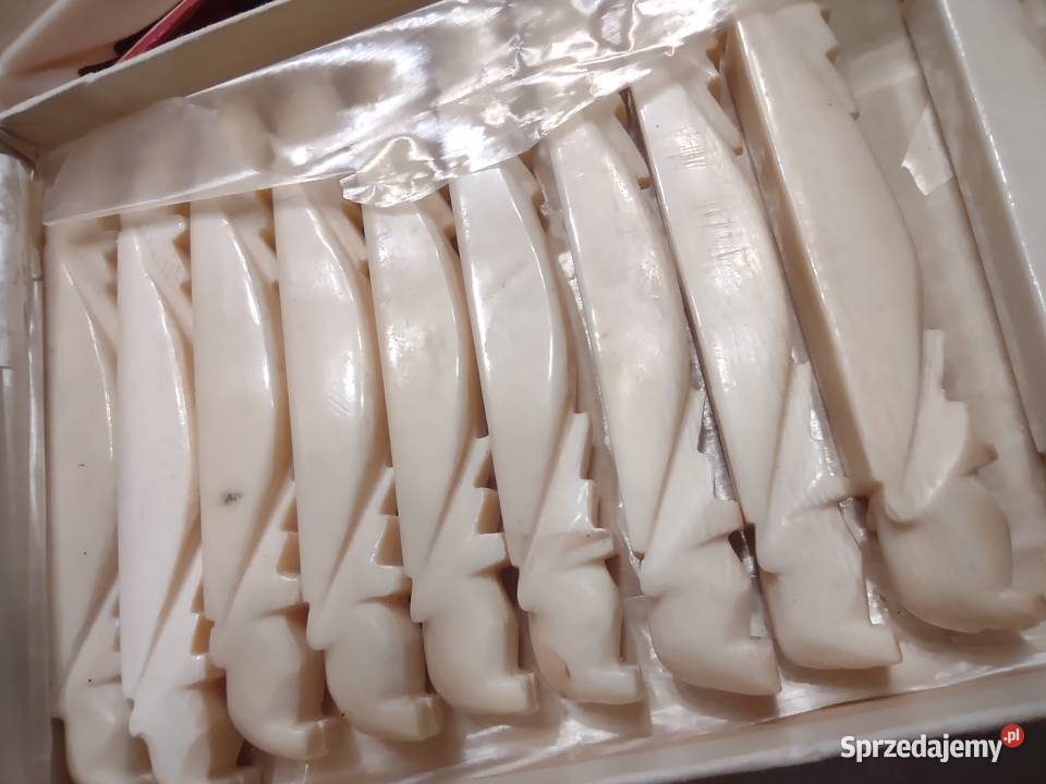 Antyk koziołki pod nóż kość szlachetna lata 20te Gniezno