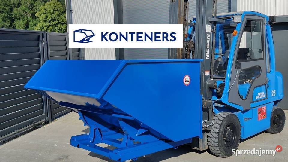 Kontener samowyładowczy 15 m3 1500 L na widły Produkcja