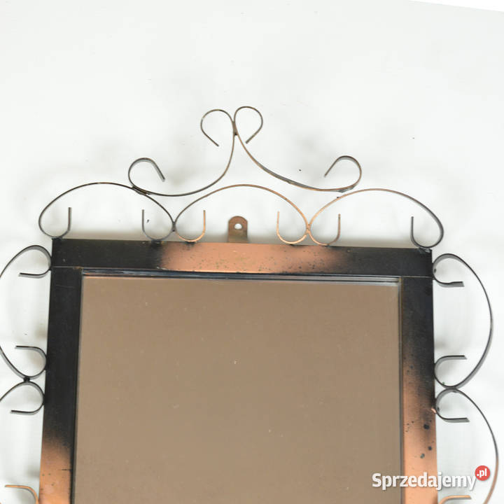 Prostokątne lustro z metaloplastyki Niemcy lata Lustra Warszawa sprzedam