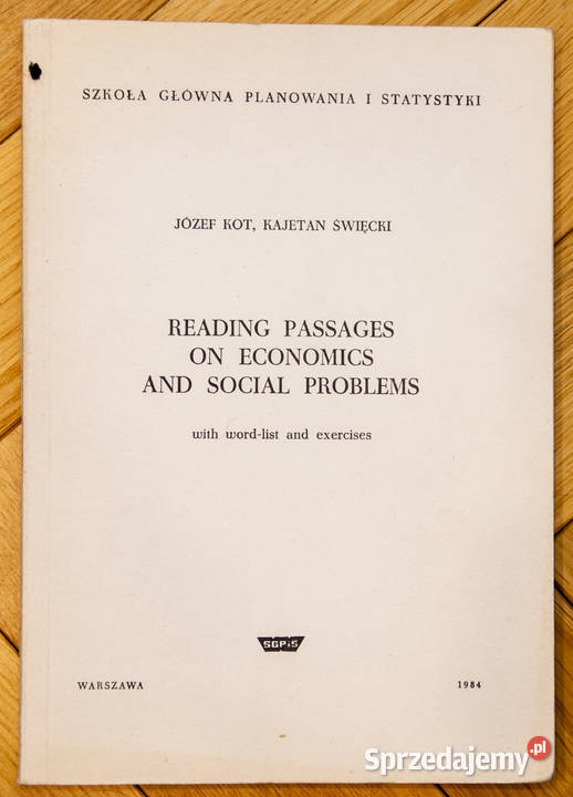 Reading passages on economics and social problems with word-