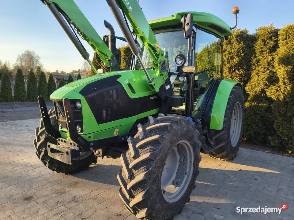 DeutzFahr 5100G z ładowaczem lubelskie Grabów Szlachecki