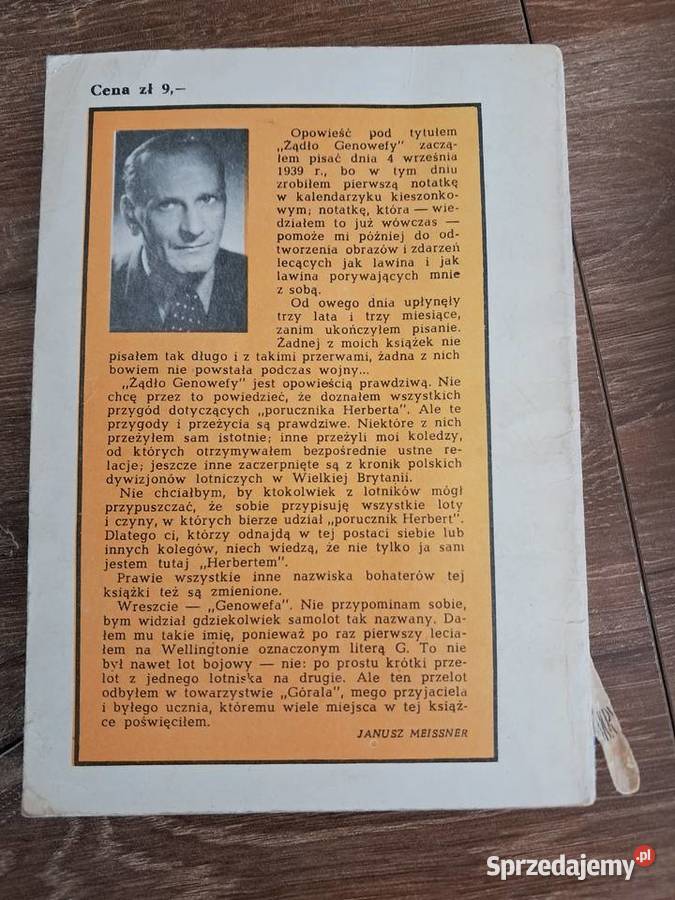książka z 1967r żądło Genowefy Janusza Meissnera Sandomierz