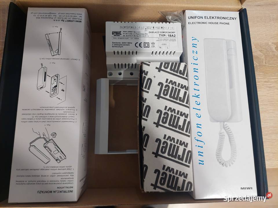 Domofon dwurodzinny Urmet Łódź