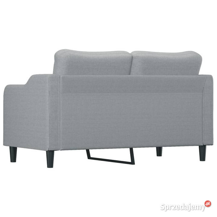 Sofa 2osobowa jasnoszara 140 tapicerowana Sofy i kanapy Warszawa