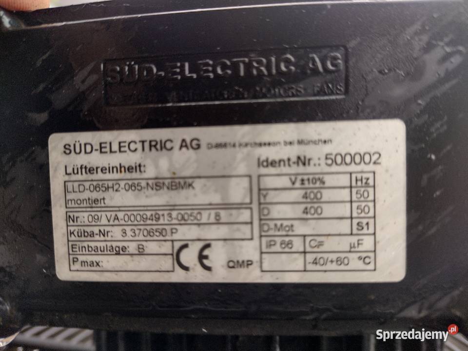 Wentylator wyciągowy średnica wewnętrzna 650 mm sprzedam