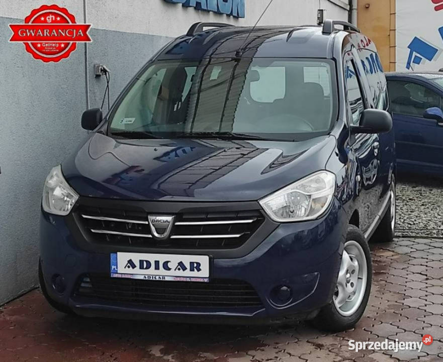 Dacia Dokker klima LPG kamery alu Isofix Org benzyna+LPG Dacia Racibórz sprzedam