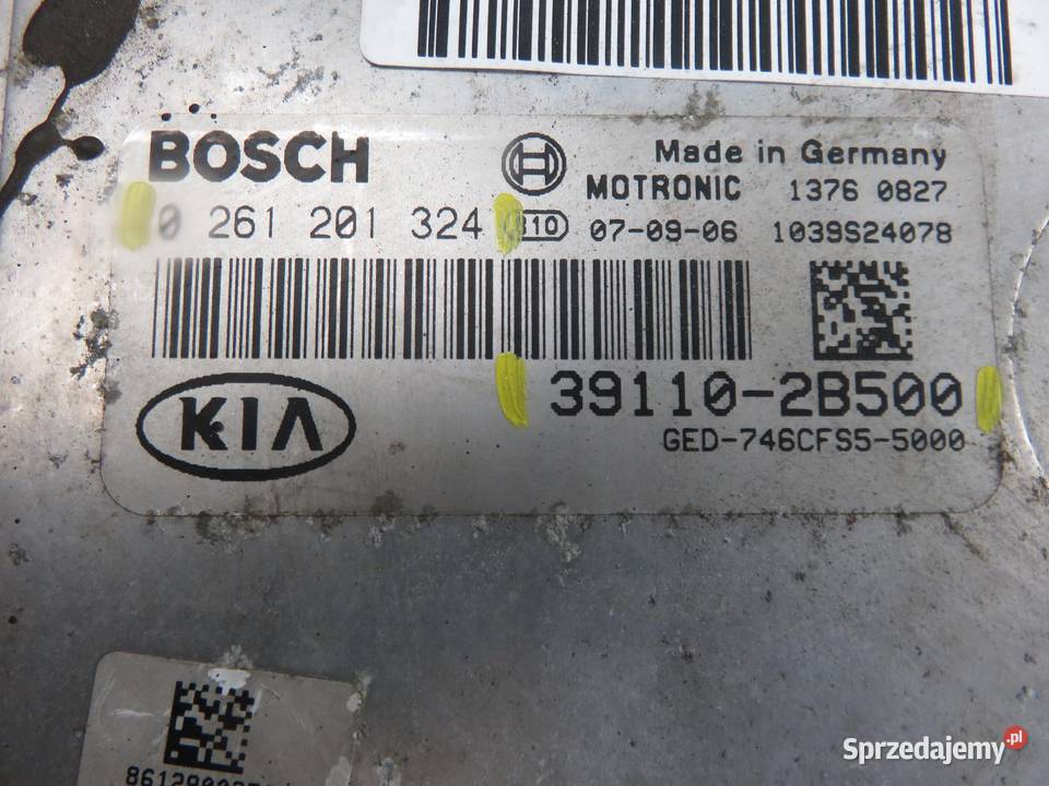 STEROWNIK KIA CEED I 16 391102B500 0261201324 sprzedam