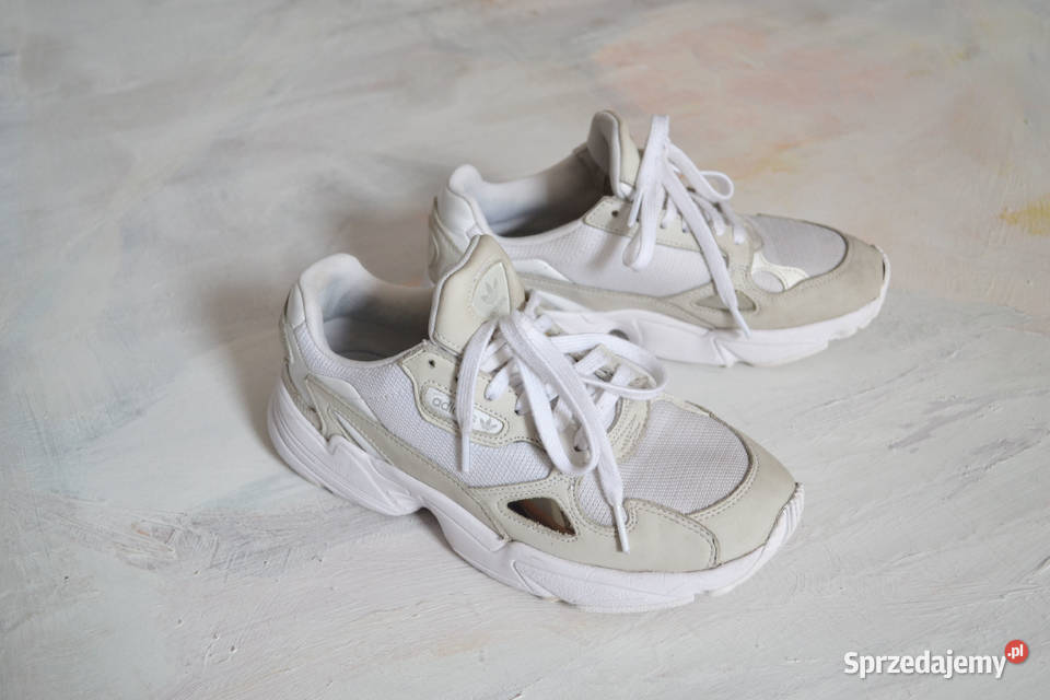 sneakersy adidas torsion białe beżowe r 39 tkanina