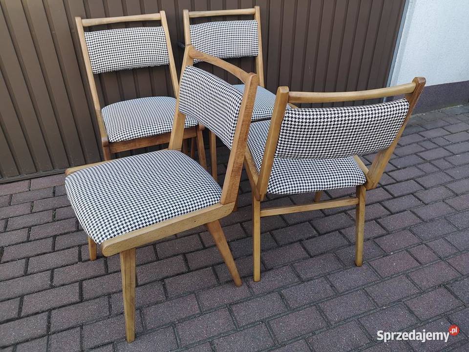 Krzesła PRL JAR Jasienica lata 70 Vintage Antyki, Sztuka, Kolekcje