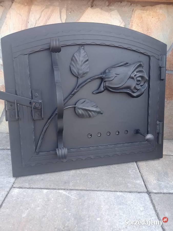 Drzwiczki stalowe do grilla wędzarni komplet Gorlice