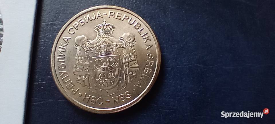Stare monety 10 dinar 2005 Serbia podkarpackie Lesko