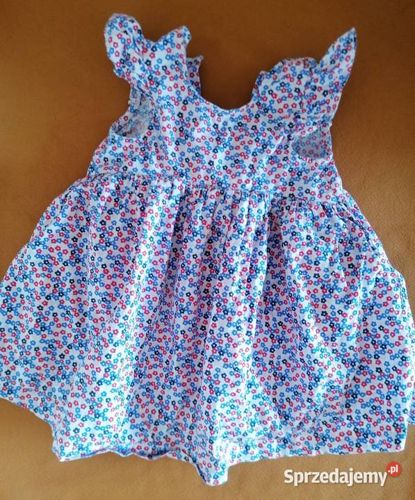 Sukienka letnia z bawełny rozmiar 80 dziewczynka Łódź