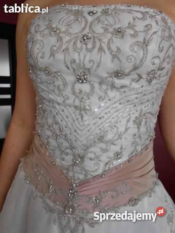 Suknia ślubna Aspera Goldline z welonem na diade Damska wielkopolskie Poznań