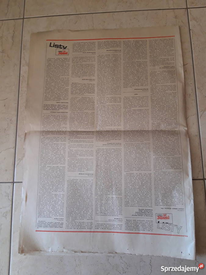Gazeta solidarność 9 i 10 1981r Bielsko-Biała
