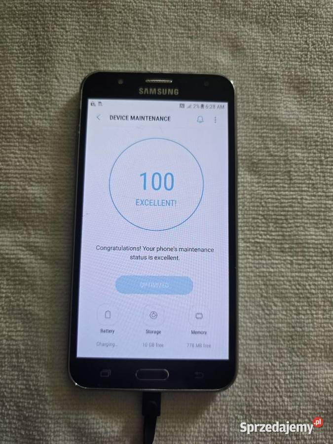 Samsung galaxy J7 angielskie menu