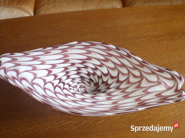 Dekoracyjna ozdobna patera Murano vintage Kraków