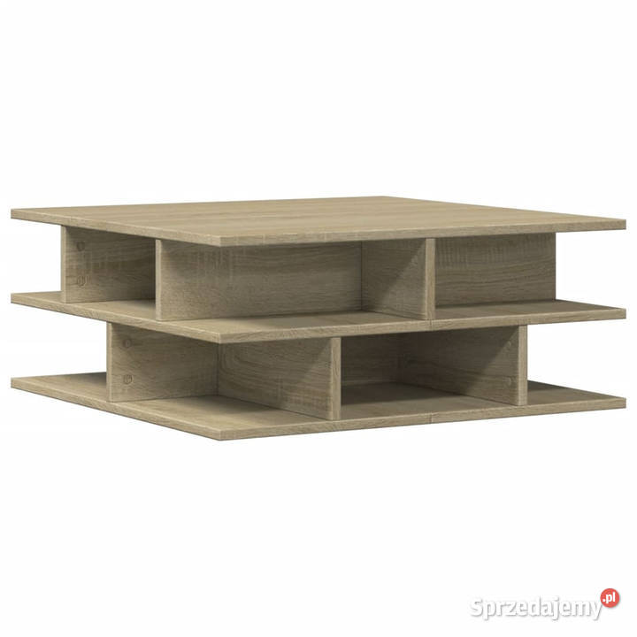 Stolik kawowy dąb sonoma 70x70x29 materiał mazowieckie sprzedam