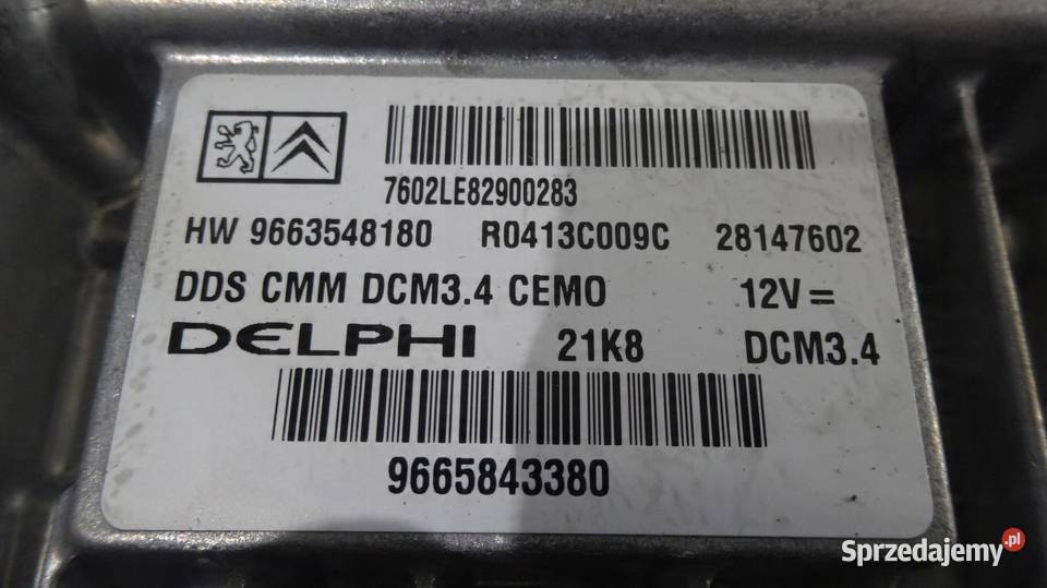 CITROEN C5 II 08r komputer sterownik silnika świętokrzyskie
