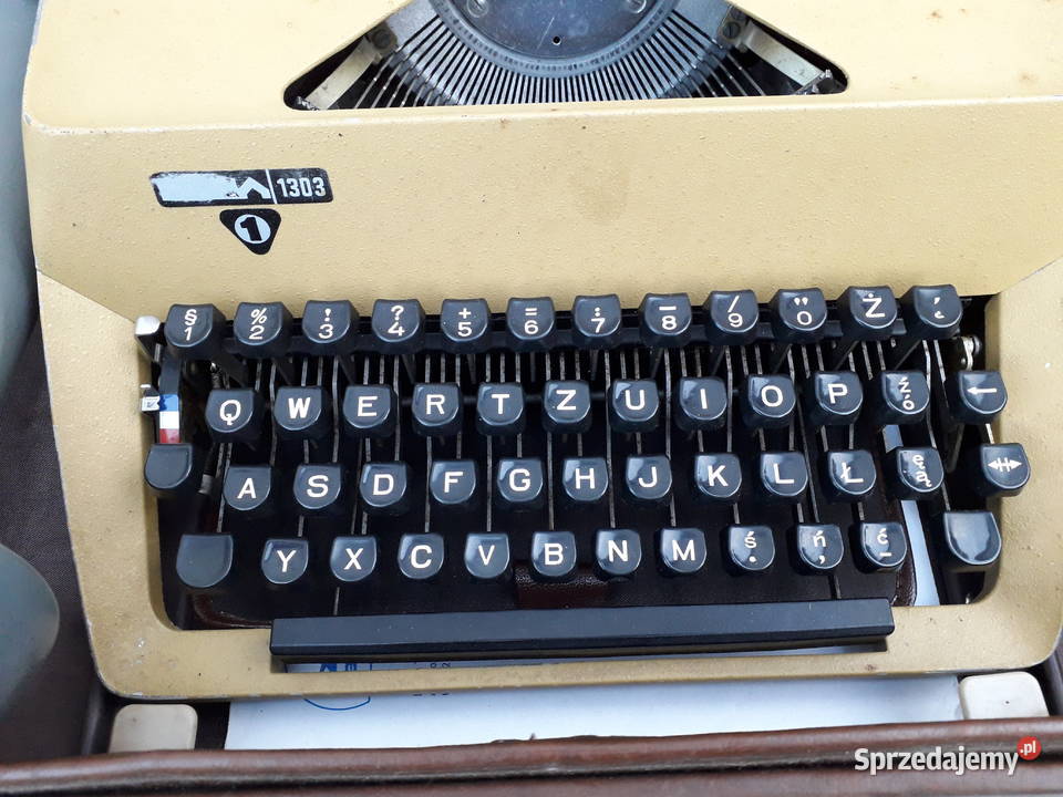 Polska przenośna maszyna do pisania Łucznik mazowieckie Warszawa sprzedam
