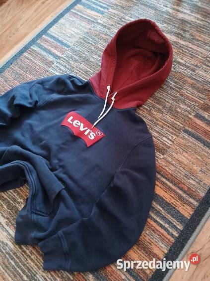 Bluza Levis z kapturem granatowa niebieski podlaskie Suwałki