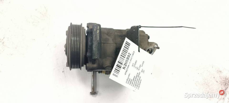 SPRĘŻARKA KLIMATYZACJI CITROEN C3 9655191680 osobowe Lipno
