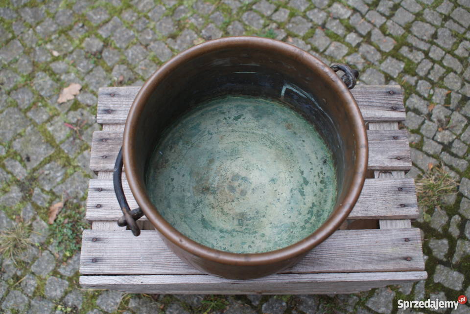 Kocioł kociołek miedziany do zawieszenia poj 10 Warszawa