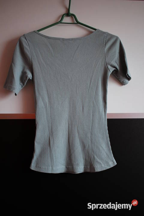Miętowa koszulka tshirt hm xs 34 sprzedam