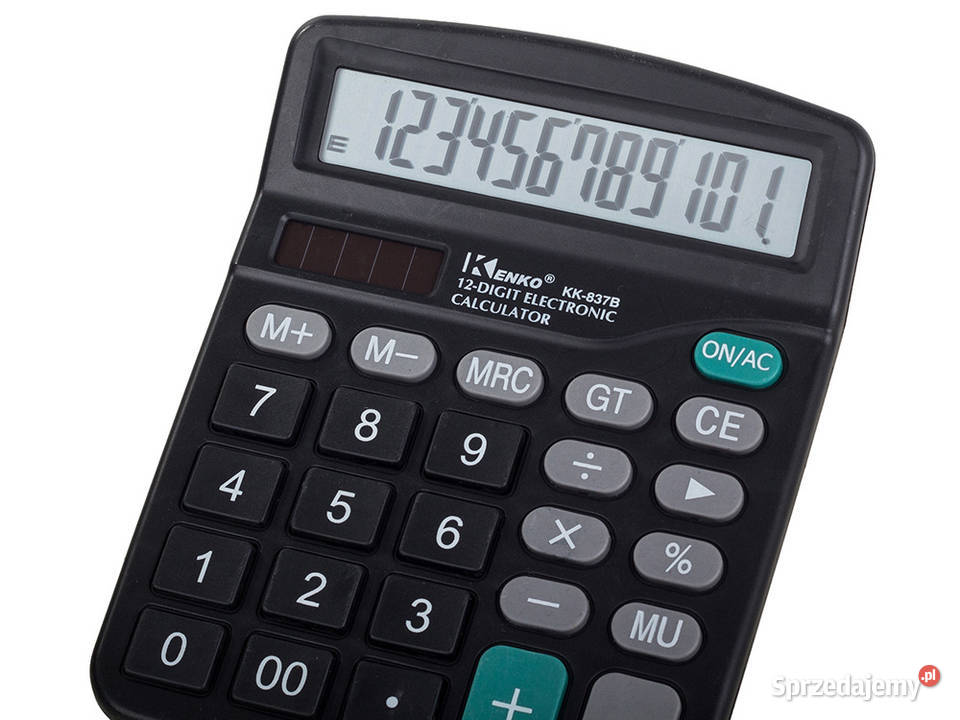 Kalkulator biurowy 12 cyfr szkolny kalkulatory Dla Dziecka lubelskie Biała Podlaska sprzedam