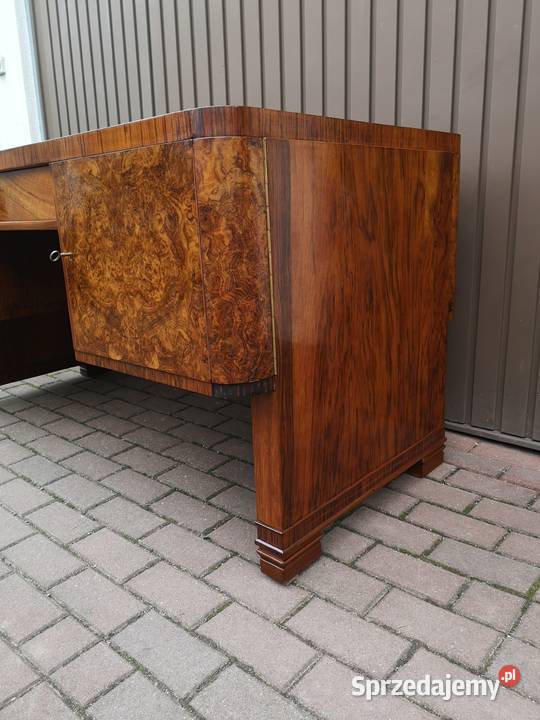 Biurko ARTDECO Orzech Unikat Politura Stare Swarzędz