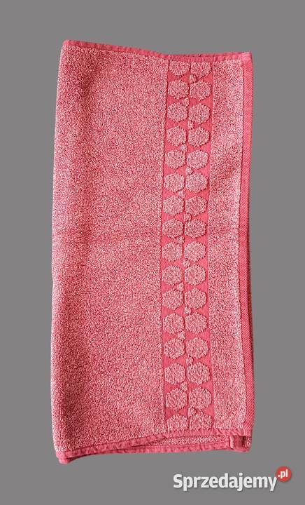 Ręcznik kąpielowy bawełniany Tukan różowy 50x100 różowy Chrzanów sprzedam