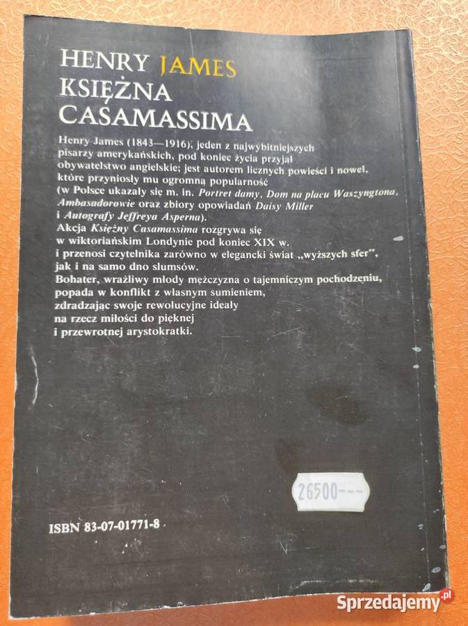 Księżna Casamassima Henry James Kielce