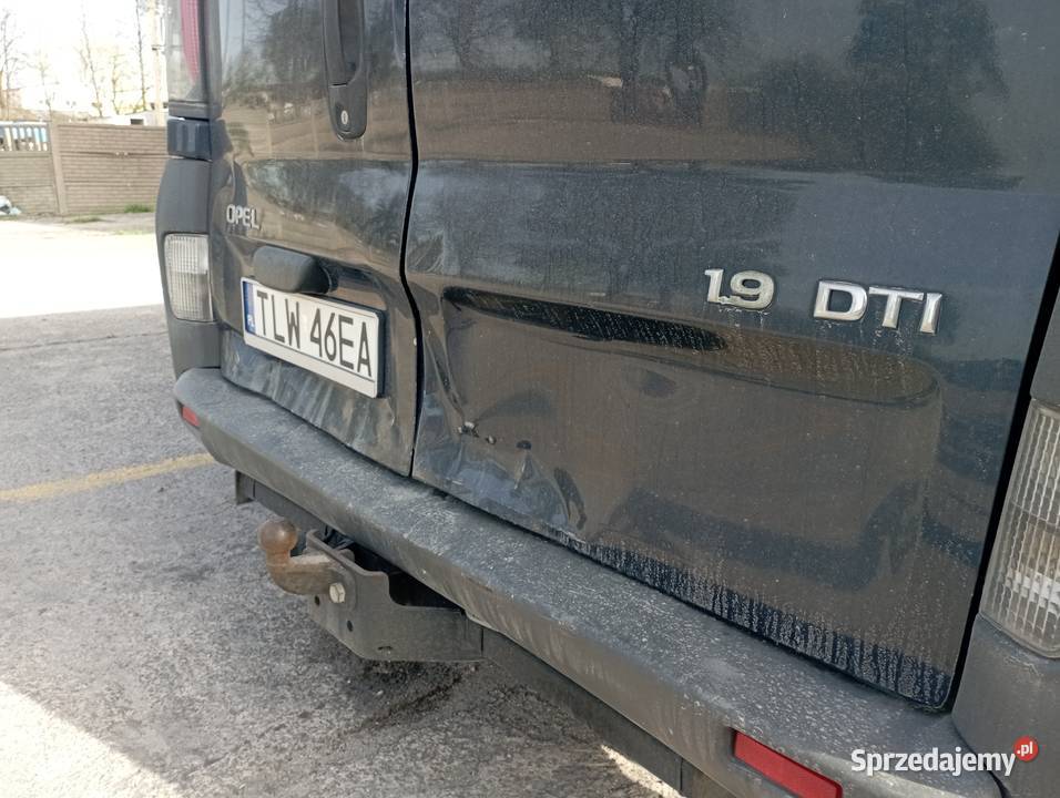 Opel Vivaro trafic 19 Dti 101 świętokrzyskie Włoszczowa