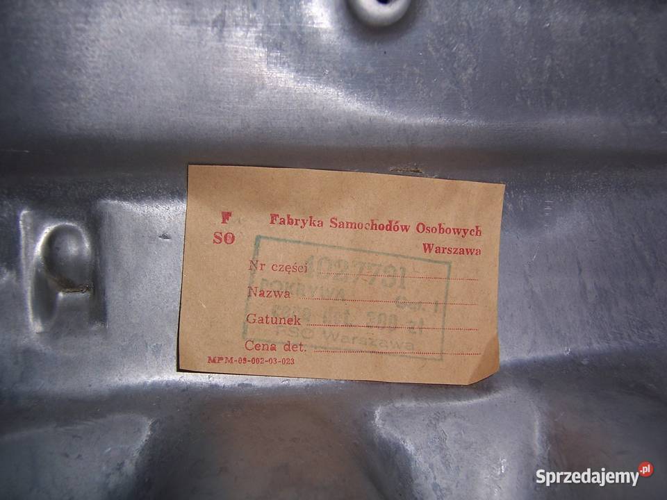 Pokrywa dekiel zaworów fiat 125p 13001500 Jastrzębie-Zdrój