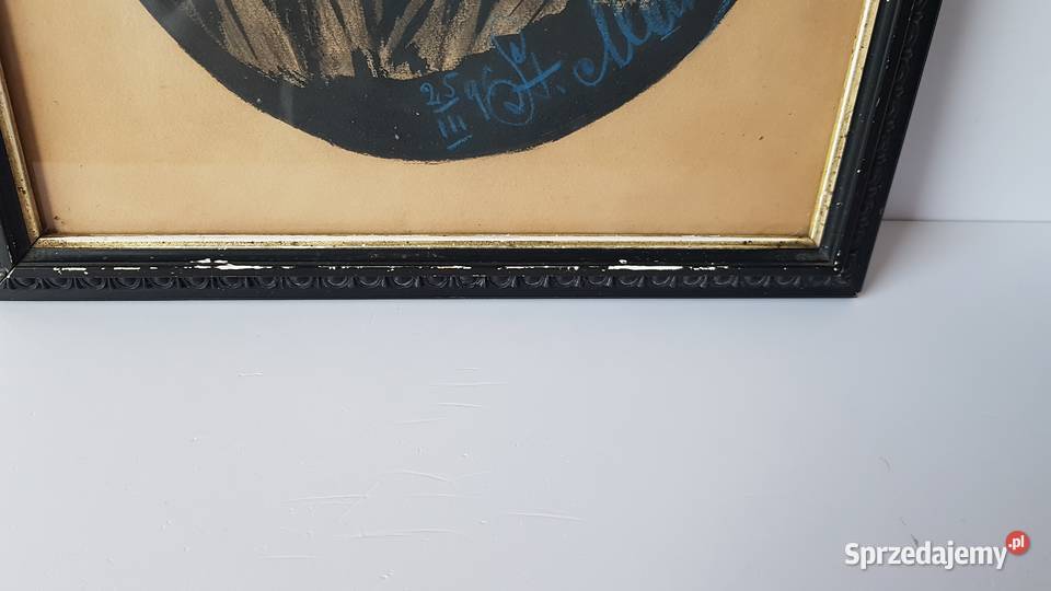 Stary obraz Chrystus w koronie cierniowej śląskie Dąbrowa Górnicza