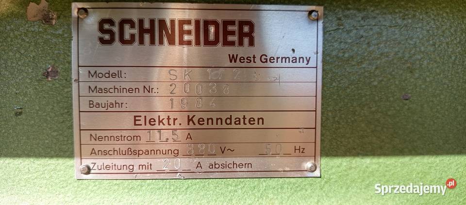 Frezarka Schneider SK 12 L