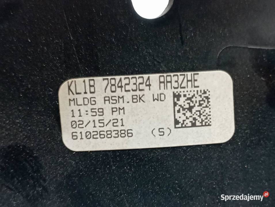OSŁONA GÓRNA TAPICERKA KLAPY KL1B78424B36