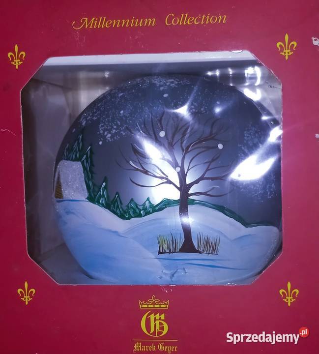 Stara bombka na stojaku Jelenia Góra