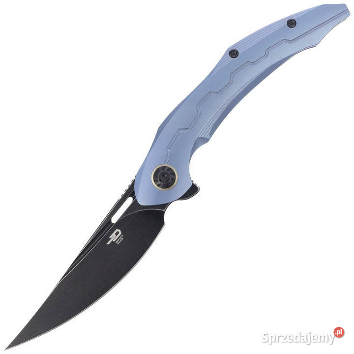 Nóż składany Bestech Marukka Blue Titanium Black