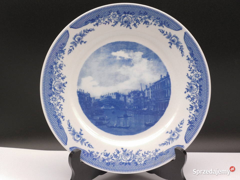 Kolekcjonerski Talerz Ścienny Kahla Canaletto Porcelana i szkło Raszków sprzedam