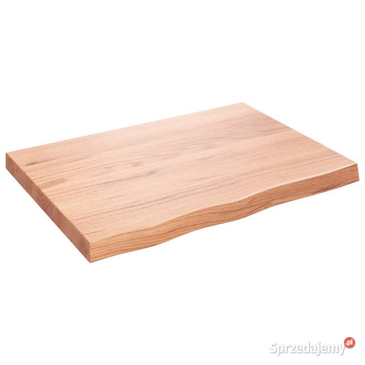 Blat do stołu jasnobrązowy 80x60x26 lite drewno Warszawa sprzedam