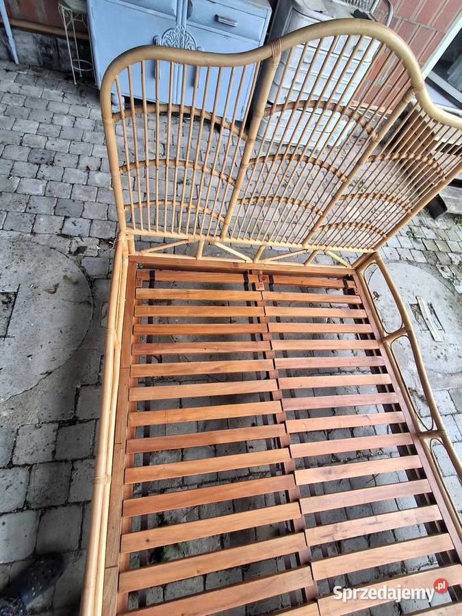 Łóżko rattanowe podkarpackie Pilzno